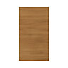 GoodHome Chia Horizontal woodgrain effect slab Drawerline Cabinet door, (W)400mm (H)715mm (T)18mm