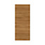 GoodHome Chia Horizontal woodgrain effect slab Highline Cabinet door (W)300mm (H)715mm (T)18mm