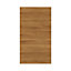 GoodHome Chia Horizontal woodgrain effect slab Highline Cabinet door (W)400mm (H)715mm (T)18mm