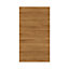 GoodHome Chia Horizontal woodgrain effect slab Highline Cabinet door (W)400mm (H)715mm (T)18mm