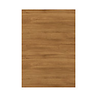 GoodHome Chia Horizontal woodgrain effect slab Highline Cabinet door (W)500mm (T)18mm