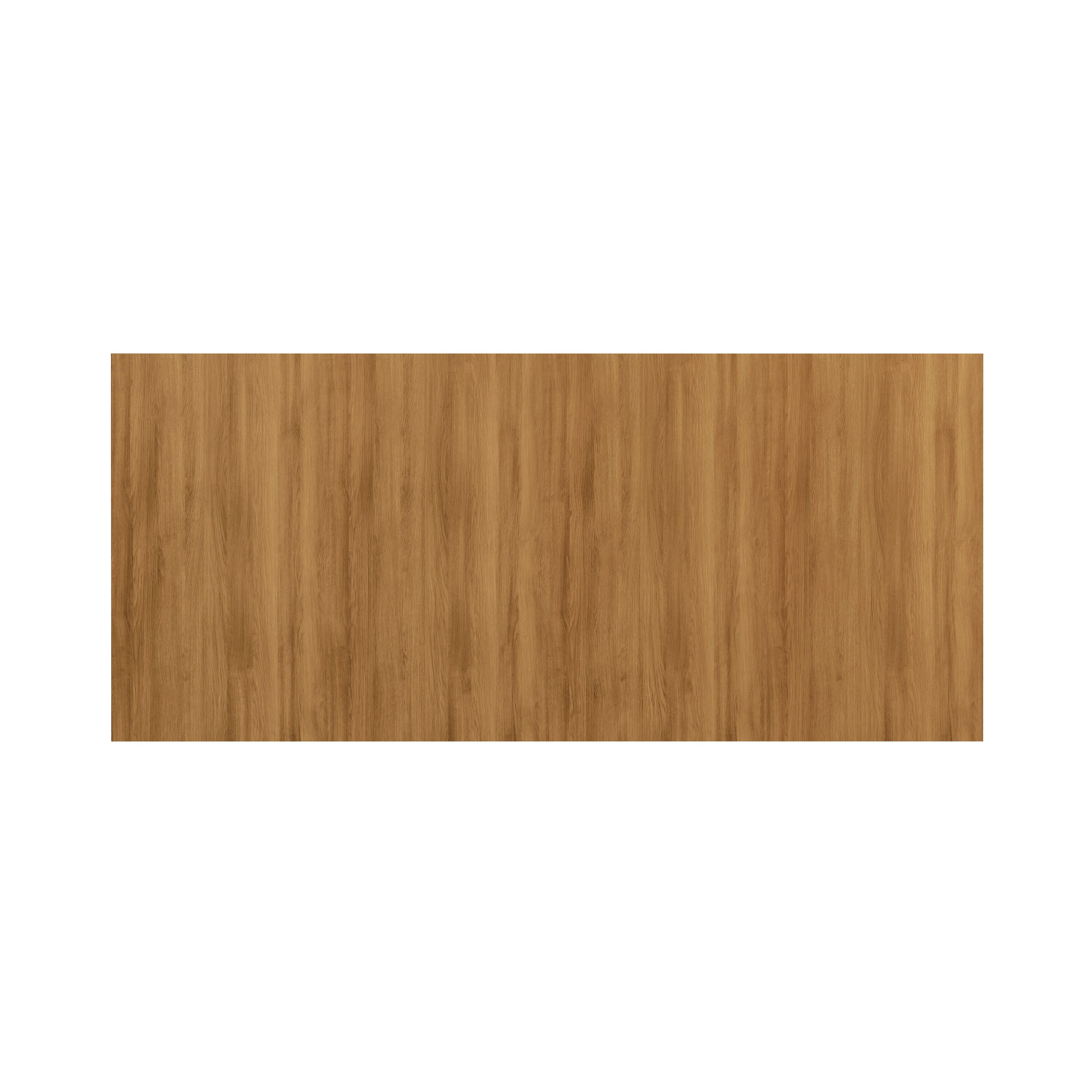 GoodHome Chia Horizontal woodgrain effect slab Standard Breakfast bar back panel (H)890mm (W