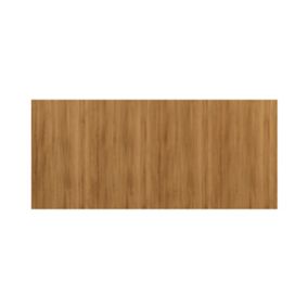 GoodHome Chia Horizontal woodgrain effect slab Standard Breakfast bar Breakfast bar back panel (H)890mm (W)2000mm