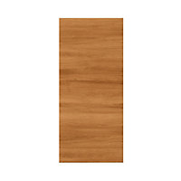 GoodHome Chia Horizontal woodgrain effect slab Standard End panel (H)720mm (W)320mm