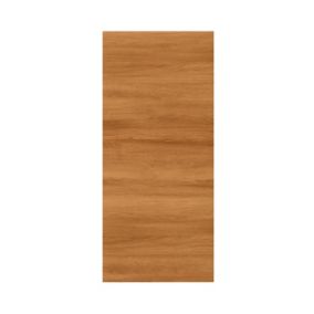 GoodHome Chia Horizontal woodgrain effect slab Standard End panel (H)720mm (W)320mm