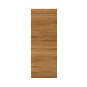 GoodHome Chia Horizontal woodgrain effect slab Standard End panel (H)960mm (W)360mm