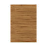 GoodHome Chia Horizontal woodgrain effect slab Tall appliance Cabinet door (W)600mm (H)723mm (T)18mm