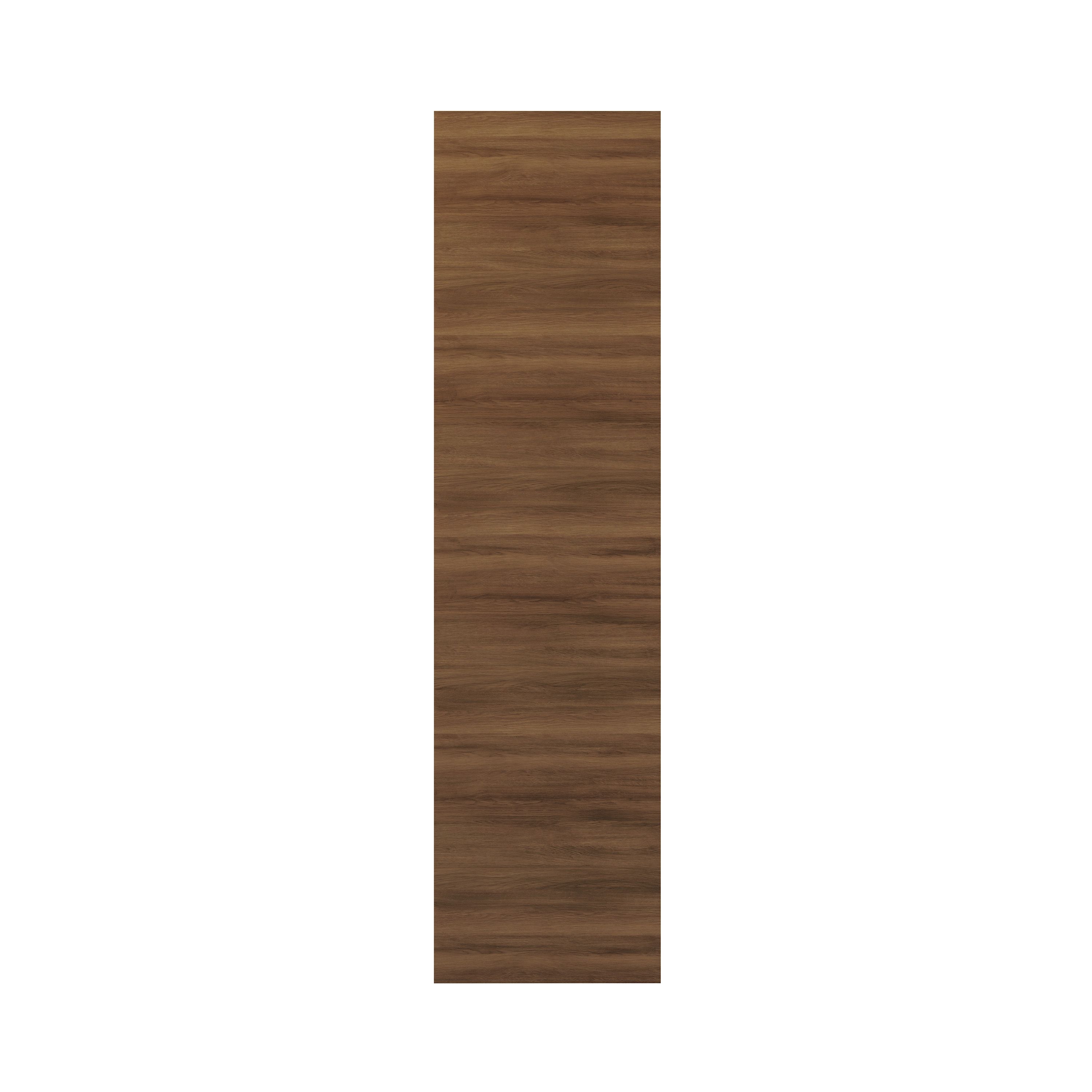 GoodHome Chia Horizontal woodgrain effect slab Tall End panel (H)2190mm (W)570mm, Pair