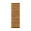 GoodHome Chia Horizontal woodgrain effect slab Tall larder Cabinet door (W)500mm (H)1467mm (T)18mm