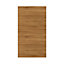 GoodHome Chia Horizontal woodgrain effect slab Tall wall Cabinet door (W)500mm (H)895mm (T)18mm