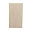 GoodHome Chia Light oak effect slab Highline Cabinet door (W)400mm (H)715mm (T)18mm
