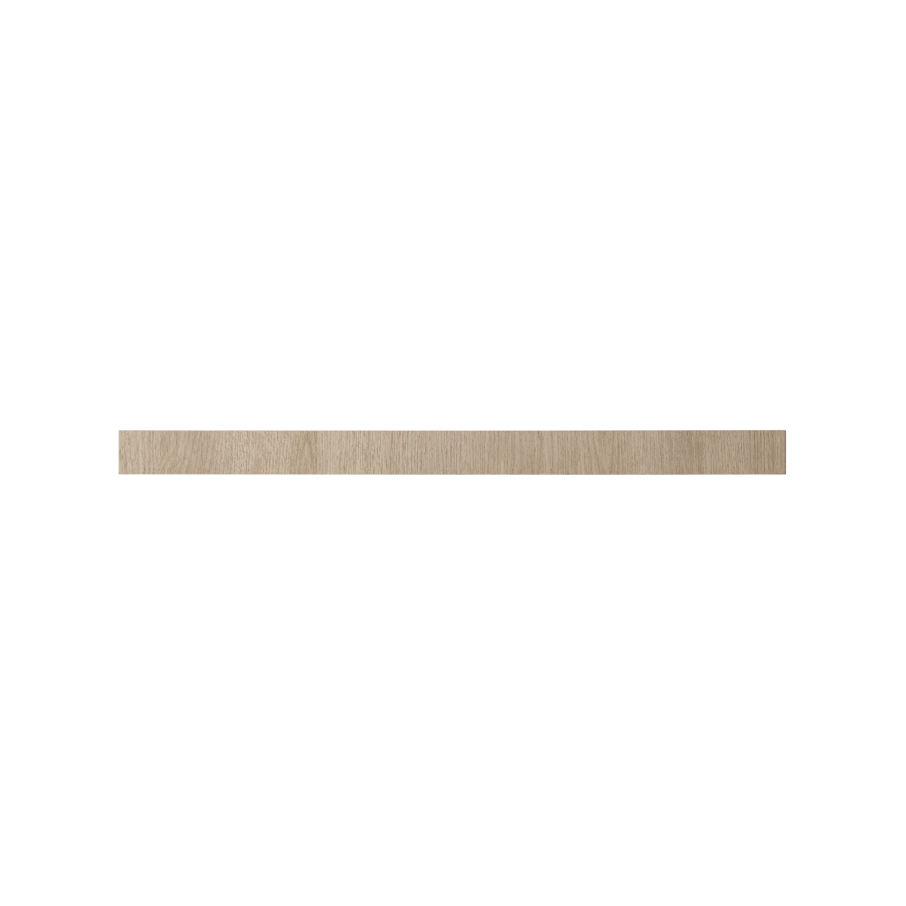 GoodHome Chia Light oak effect slab Standard Appliance Filler panel (H)58mm (W)597mm