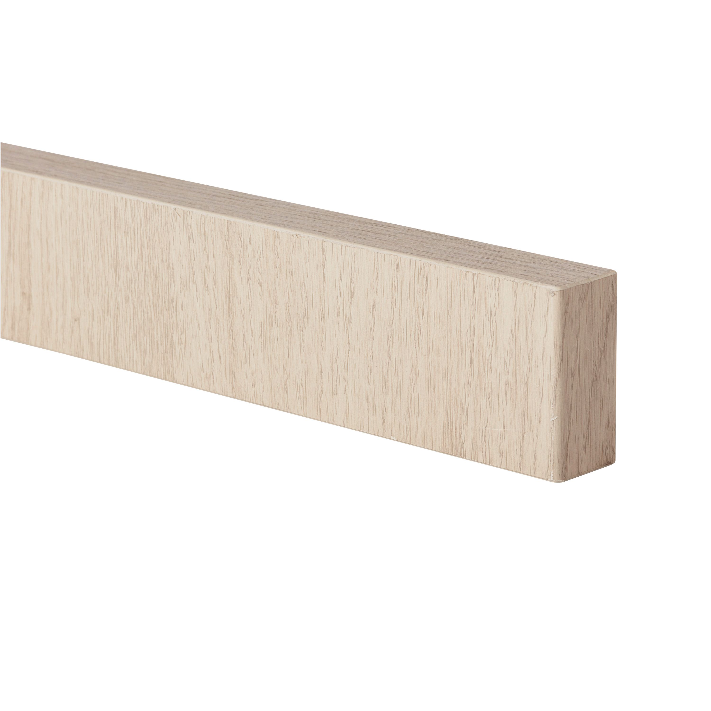 GoodHome Chia Light oak effect slab Standard Appliance Filler panel (H)58mm (W)597mm