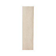GoodHome Chia Light oak effect slab Standard Appliance & larder Clad on end panel (H)2400mm (W)610mm