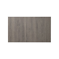 GoodHome Chia Matt grey oak effect Drawer front, bridging door & bi fold door, (W)600mm (H)356mm (T)18mm
