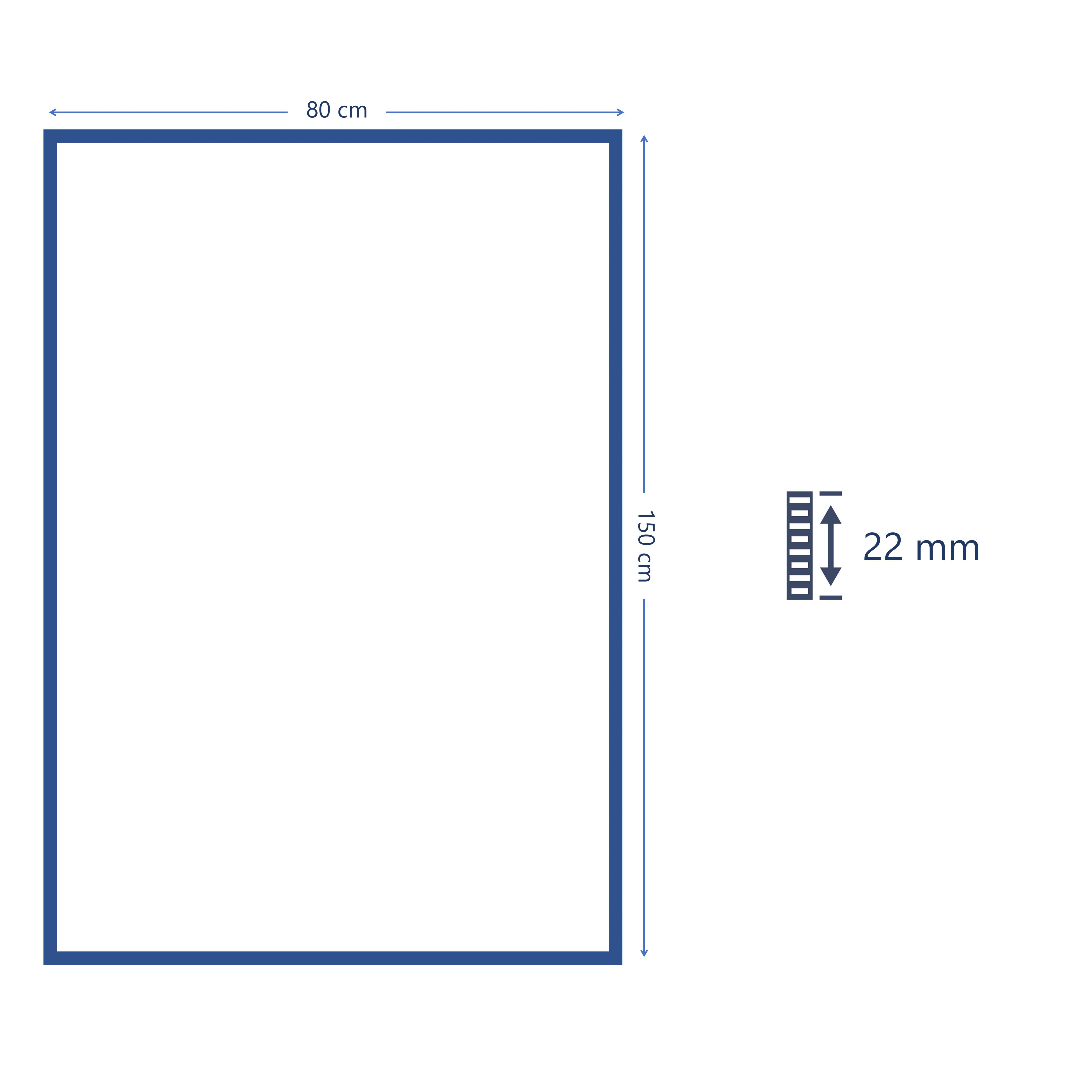GoodHome Chios White Medium Rug, (L)150cm x (W)80cm