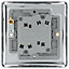 GoodHome Chrome 20A 2 way 2 gang Double toggle light Switch