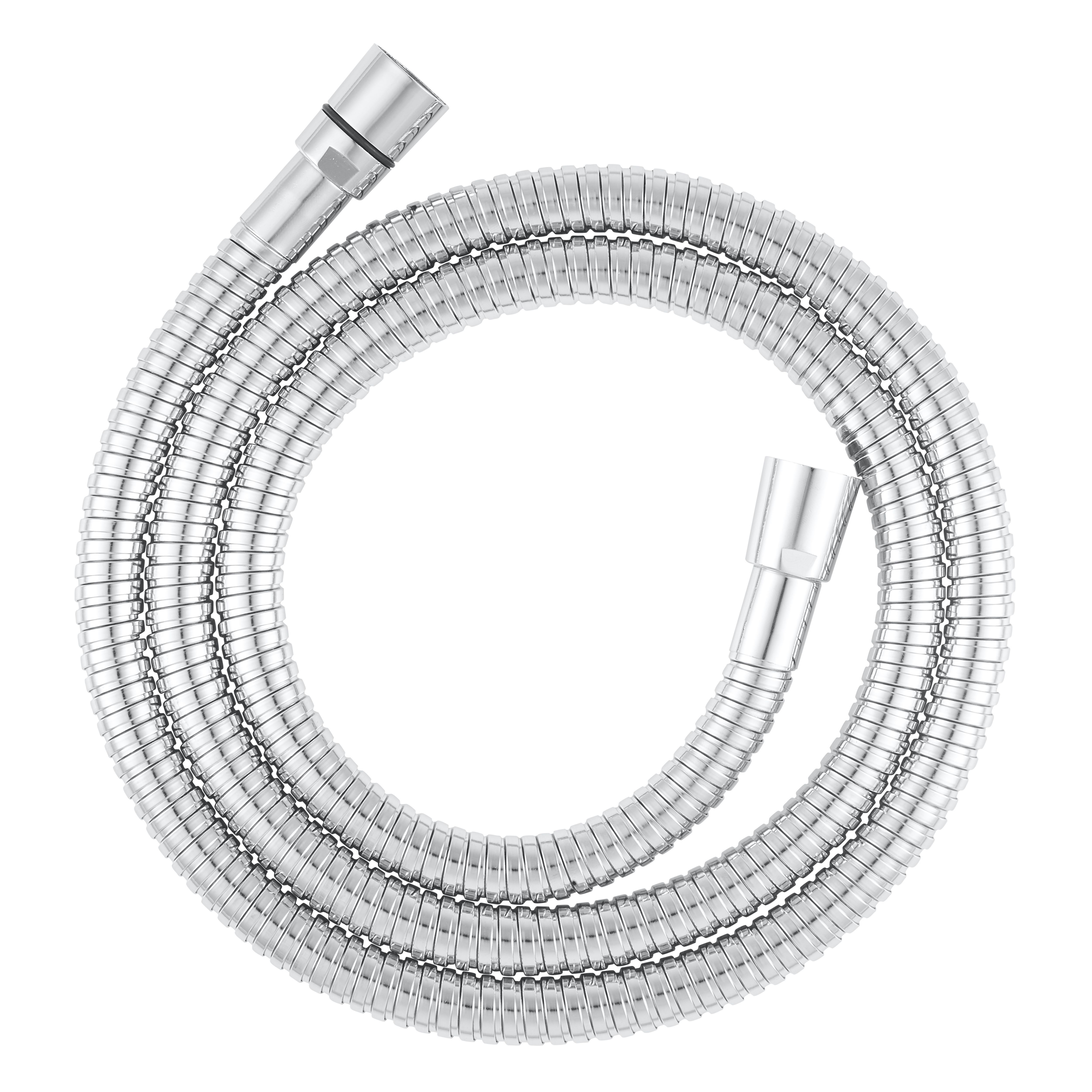 GoodHome Chrome effect Brass & polyvinyl chloride (PVC) Shower hose, (L)1.5m