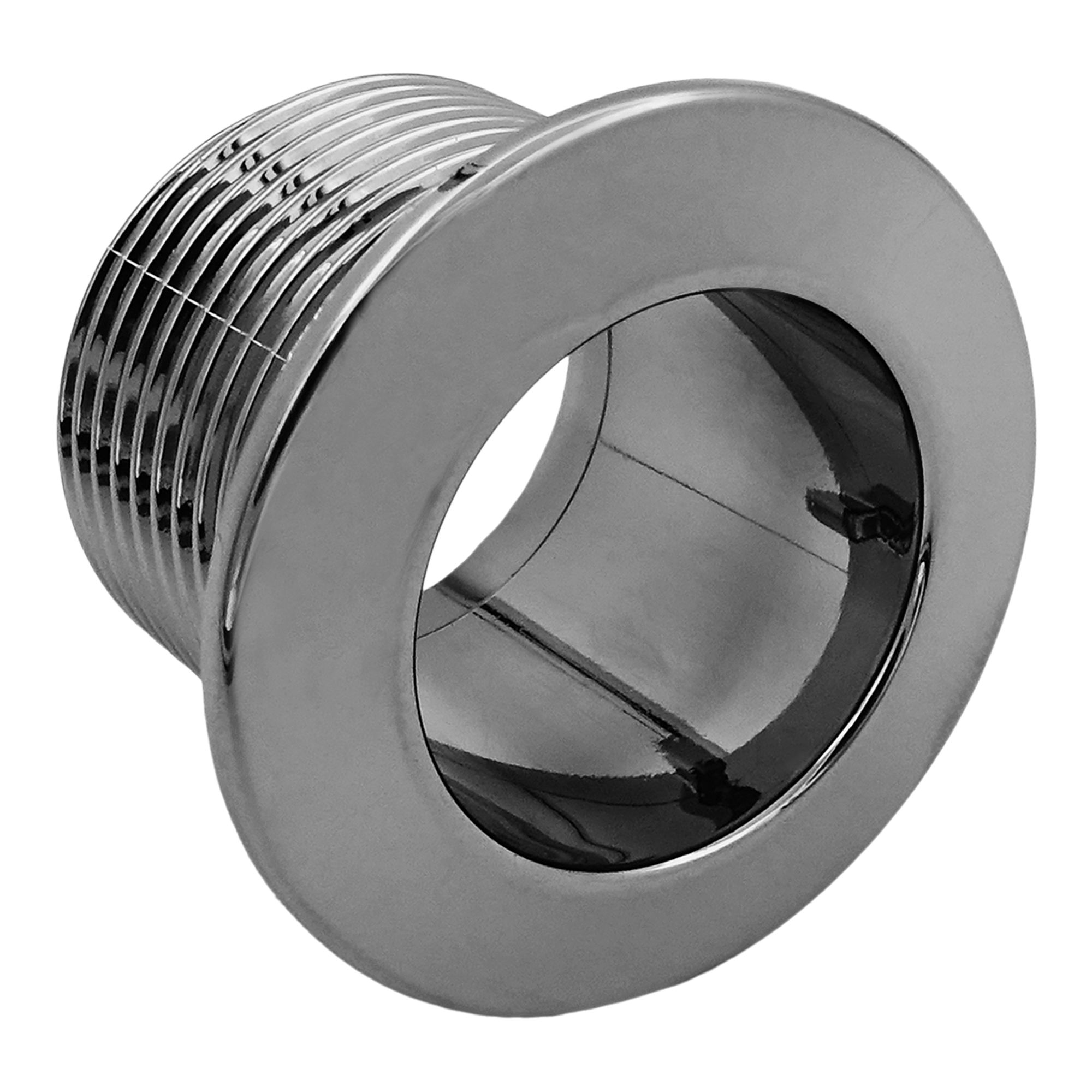 GoodHome Chrome effect Plastic Basin Overflow trim
