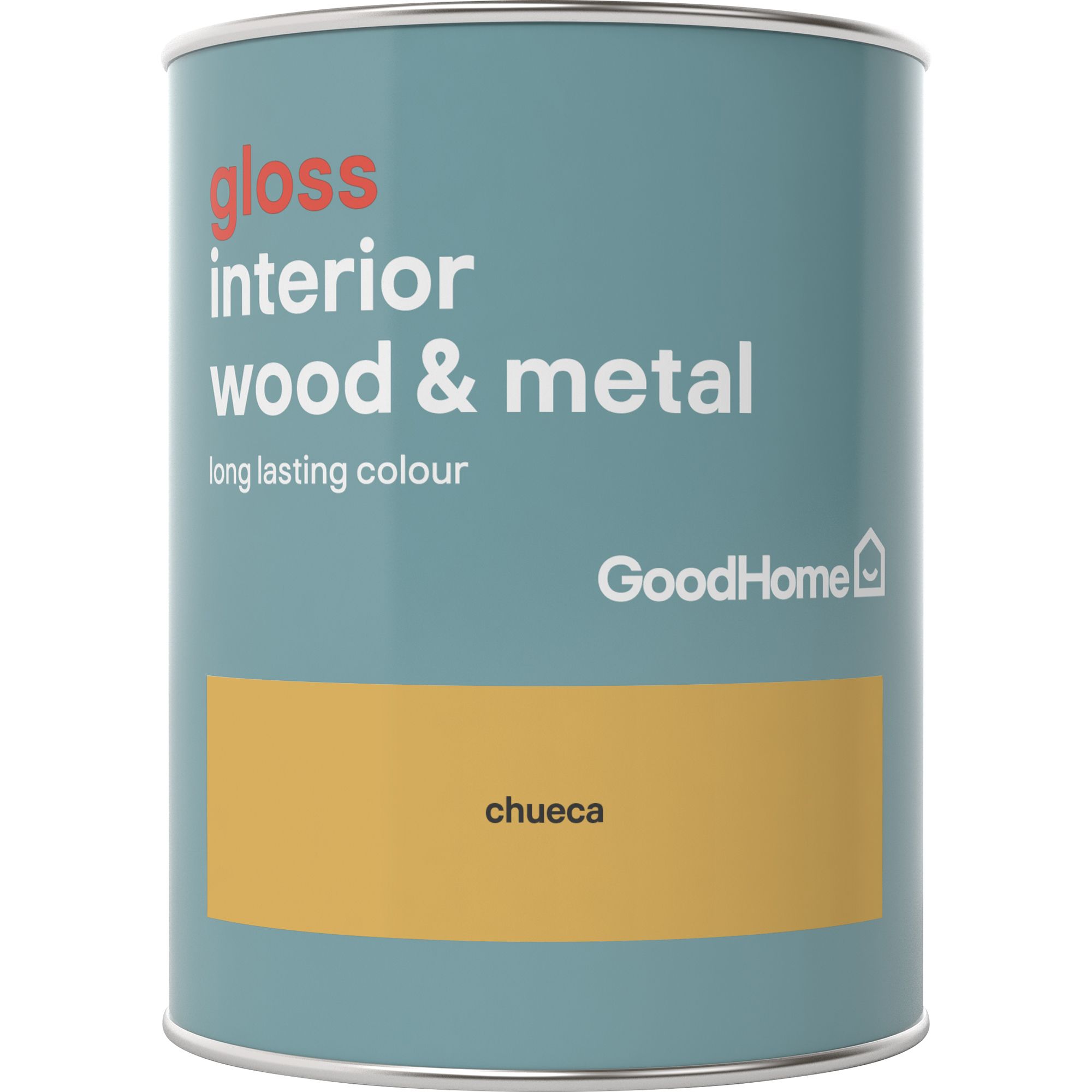 GoodHome Chueca Gloss Metal & wood paint, 750ml