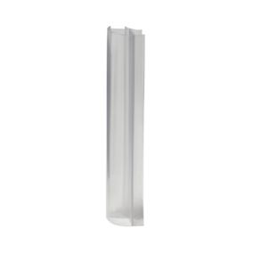 GoodHome Cicely Transparent Slot-in Furniture panel connector (L)150mm