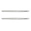 GoodHome Cilantro Chrome effect Silver Kitchen cabinets Handle (L)21.8cm, Pack of 2