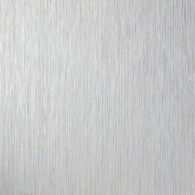 GoodHome Ciral Light grey Striped Metallic effect Textured Wallpaper Sample