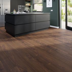 GoodHome Classy Dark Brown Oak effect Composite Click flooring, 1.98m²