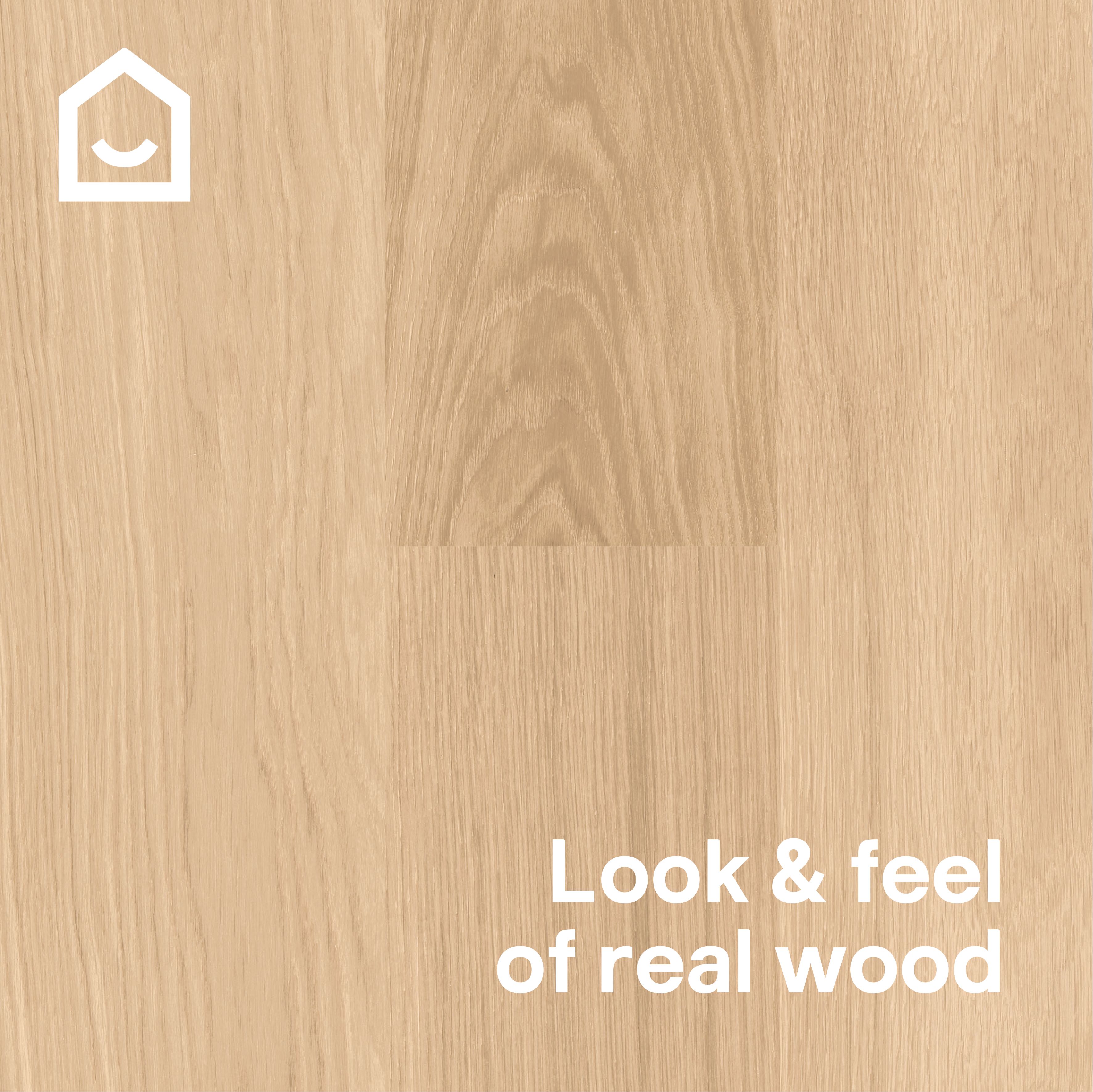 GoodHome Classy Pale Natural Oak effect Composite Click flooring, 1.98m²