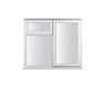 GoodHome Clear Double glazed White Right-handed Top hung Window, (H)1045mm (W)1195mm
