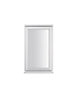 GoodHome Clear Double glazed White Right-handed Window, (H)745mm (W)625mm