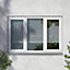 GoodHome Clear Double glazed White uPVC LH & RH Window, (H)1190mm (W)1770mm