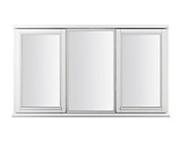 GoodHome Clear Double glazed White Window, (H)895mm (W)1765mm