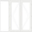 GoodHome Clear Glazed White uPVC External Patio door & frame, (H)2090mm (W)2390mm