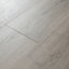 GoodHome Cleobury Grey Structured Oak effect Laminate flooring Sample