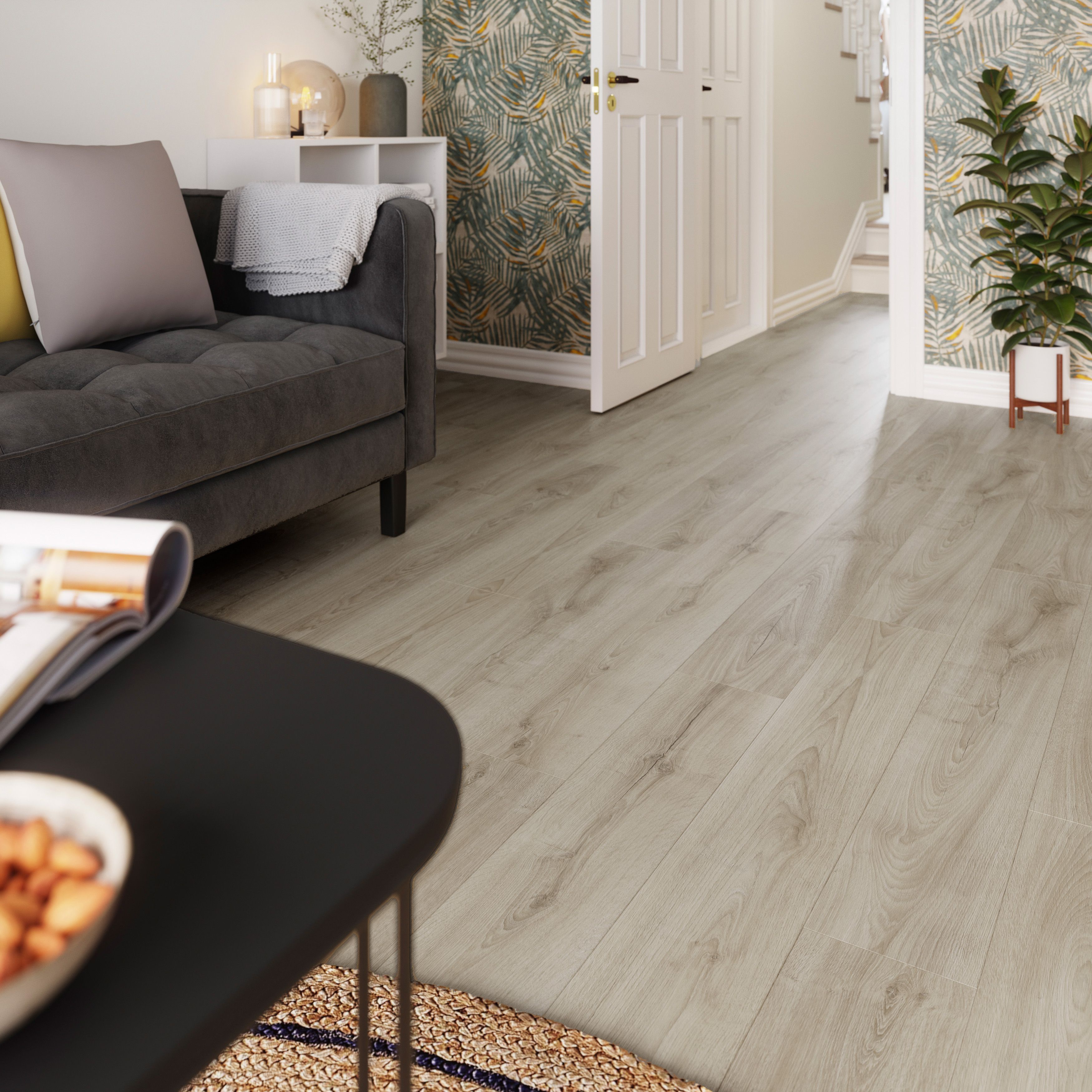 GoodHome Cleobury Laminate Flooring, 1.69m² DIY at B&Q