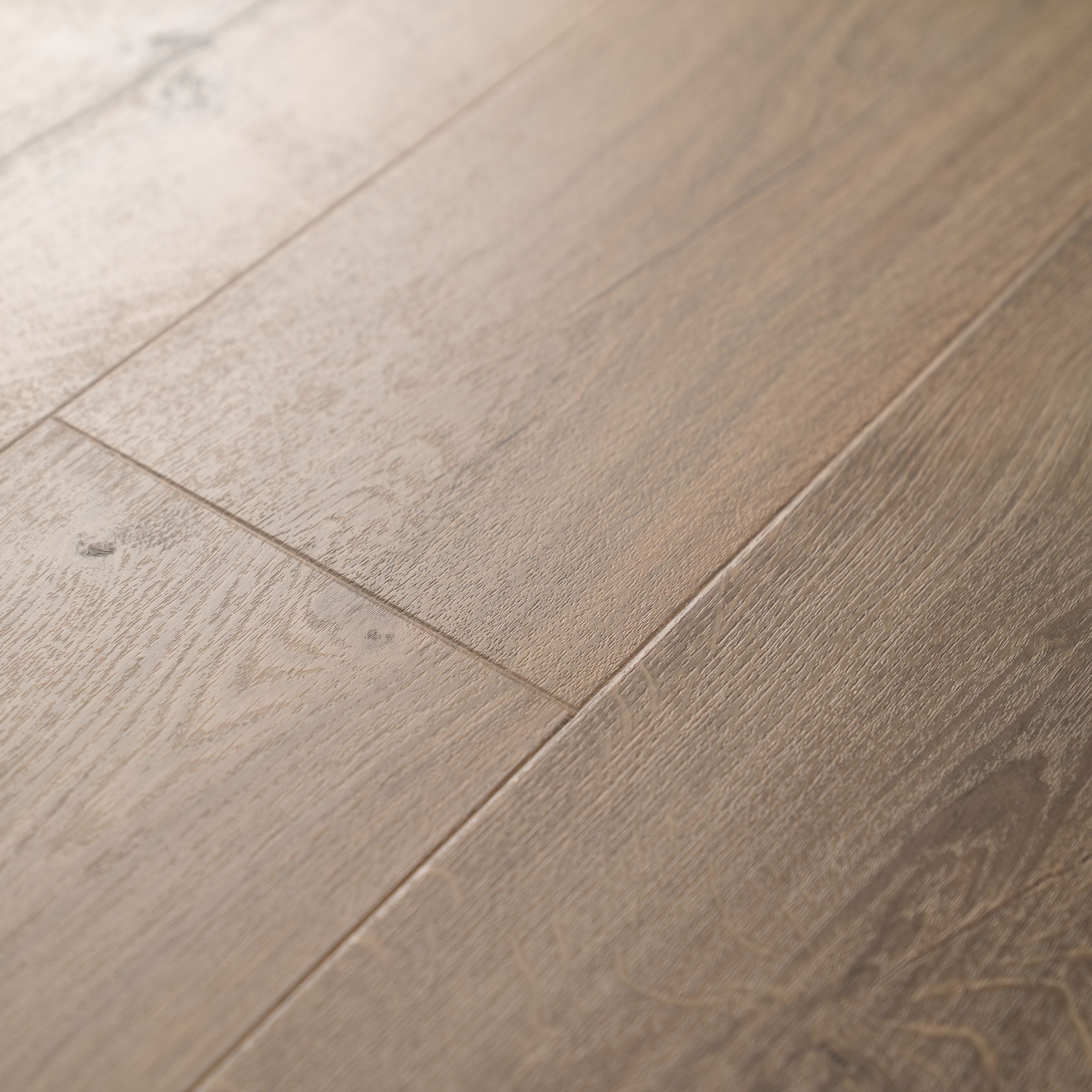 GoodHome Cleobury Parquet look Oak effect Laminate Flooring, 1.69m²