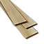 GoodHome Cleobury Structured Oak effect Laminate flooring Sample