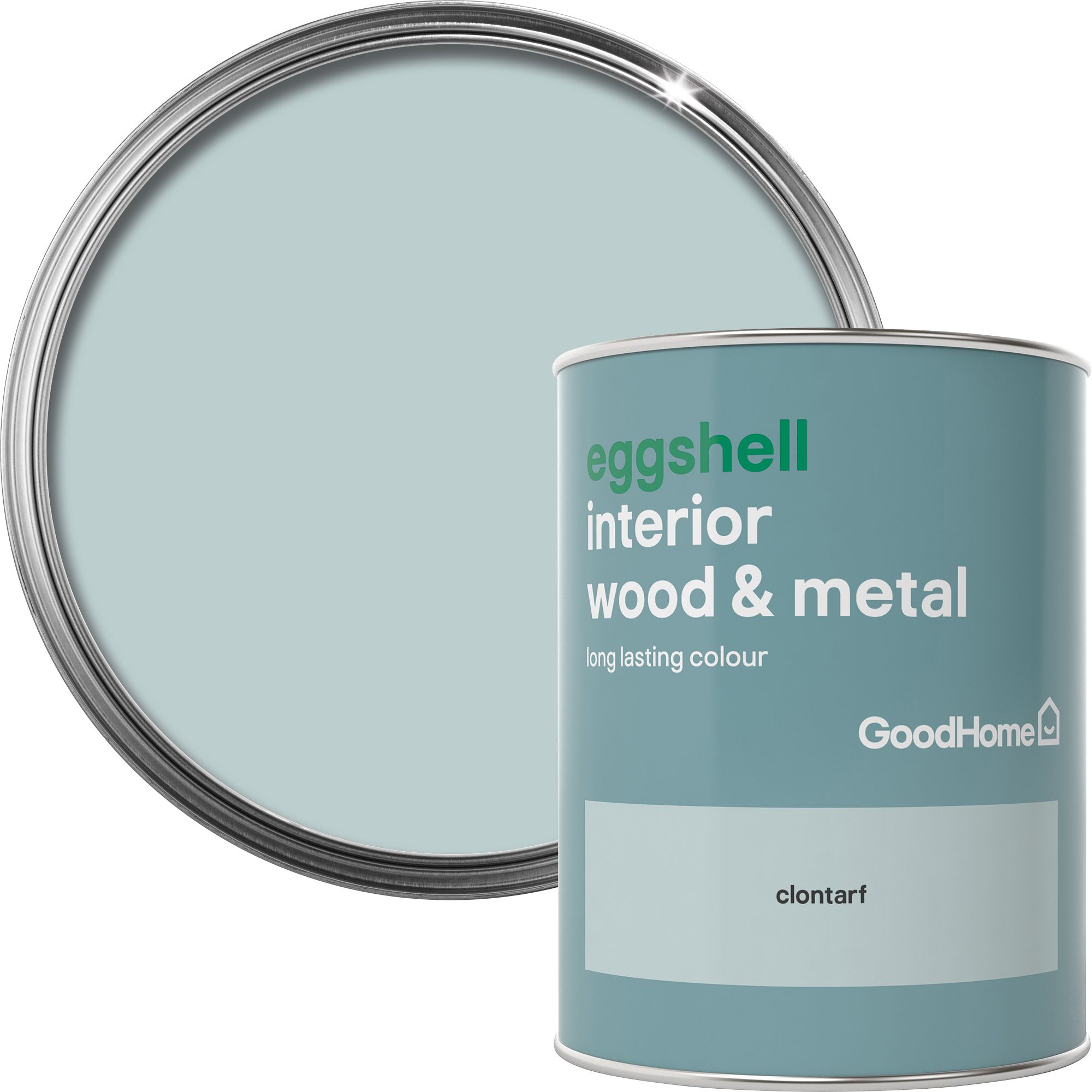 GoodHome Clontarf Eggshell Metal & wood paint, 750ml