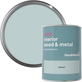 GoodHome Clontarf Satin Metal & wood paint, 750ml