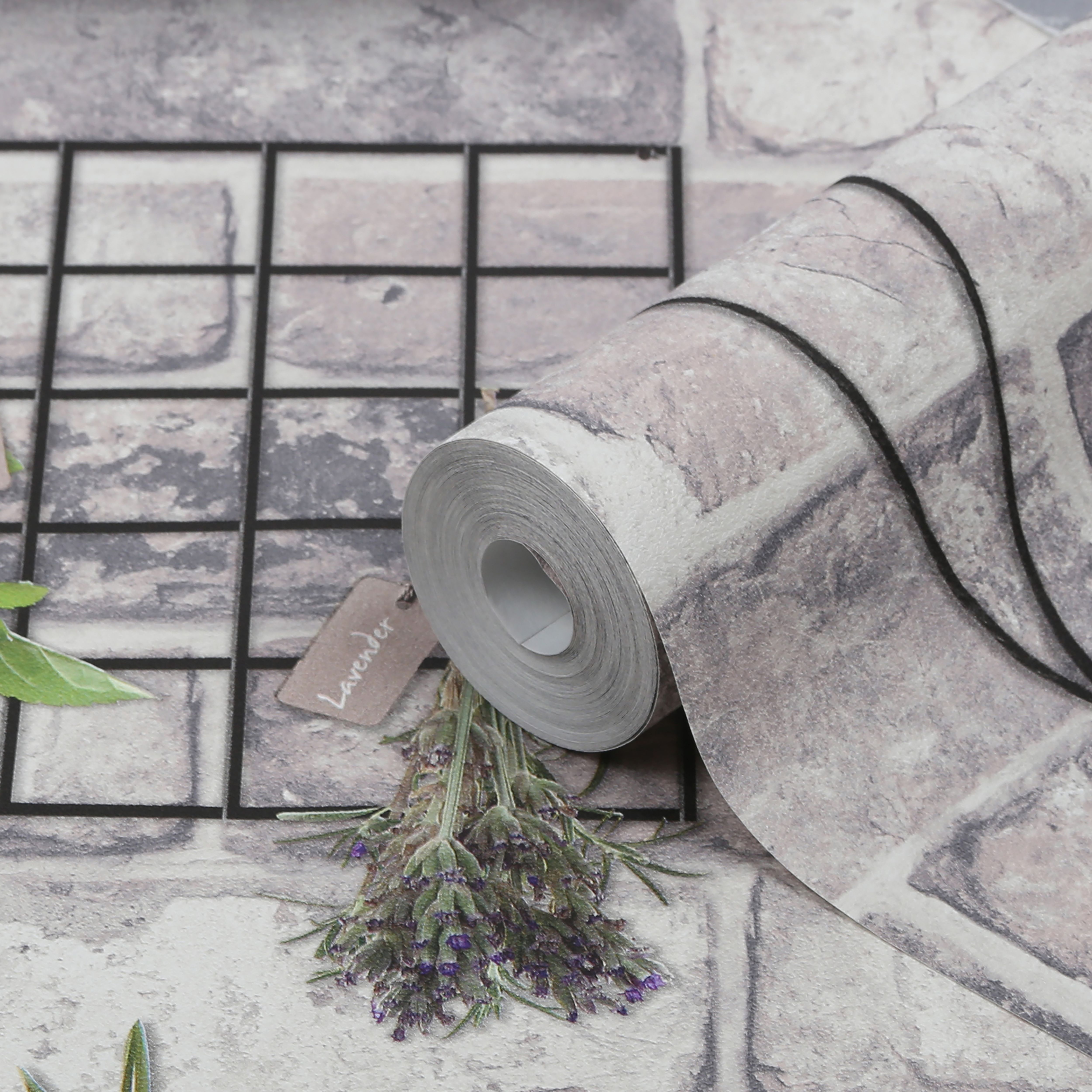 GoodHome Cloris Multicolour Wall hangings Textured Wallpaper DIY at B&Q