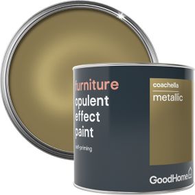 GoodHome Coachella Metallic effect Furniture paint, 500ml