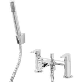 GoodHome Colina 2 Tap Hole Shower mixer Tap