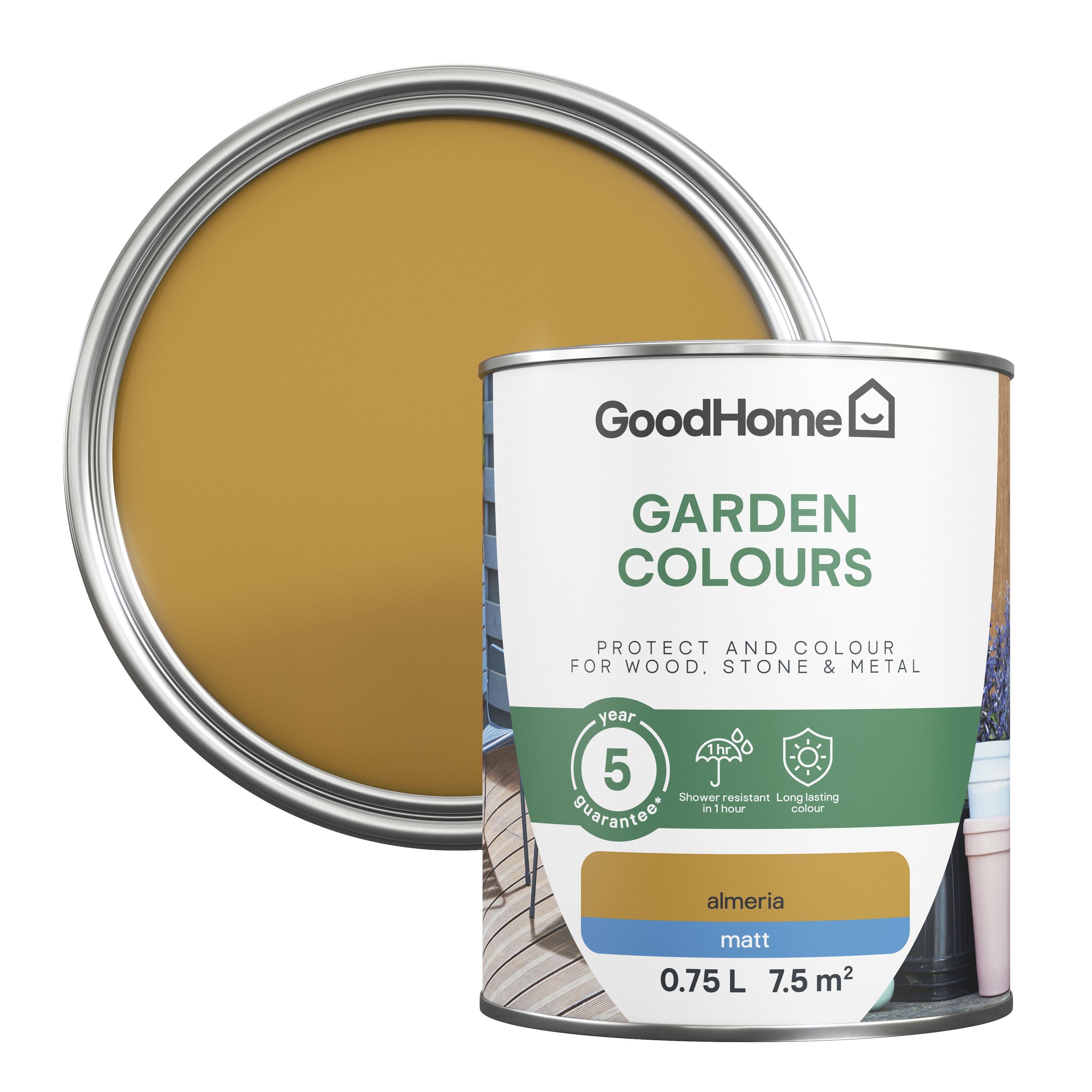 GoodHome Colour It Almeria Matt Multi-surface paint, 750ml