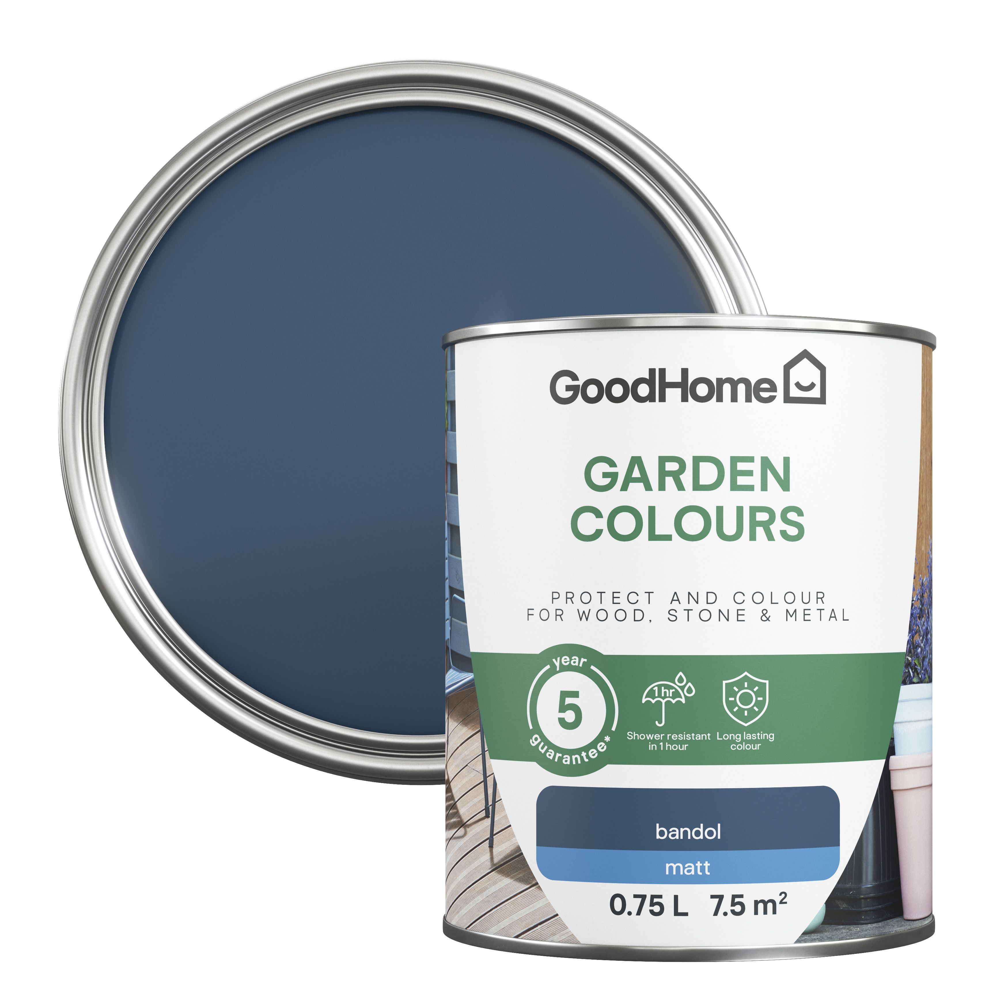 GoodHome Colour it Bandol Matt Multisurface paint, 750ml DIY at B&Q