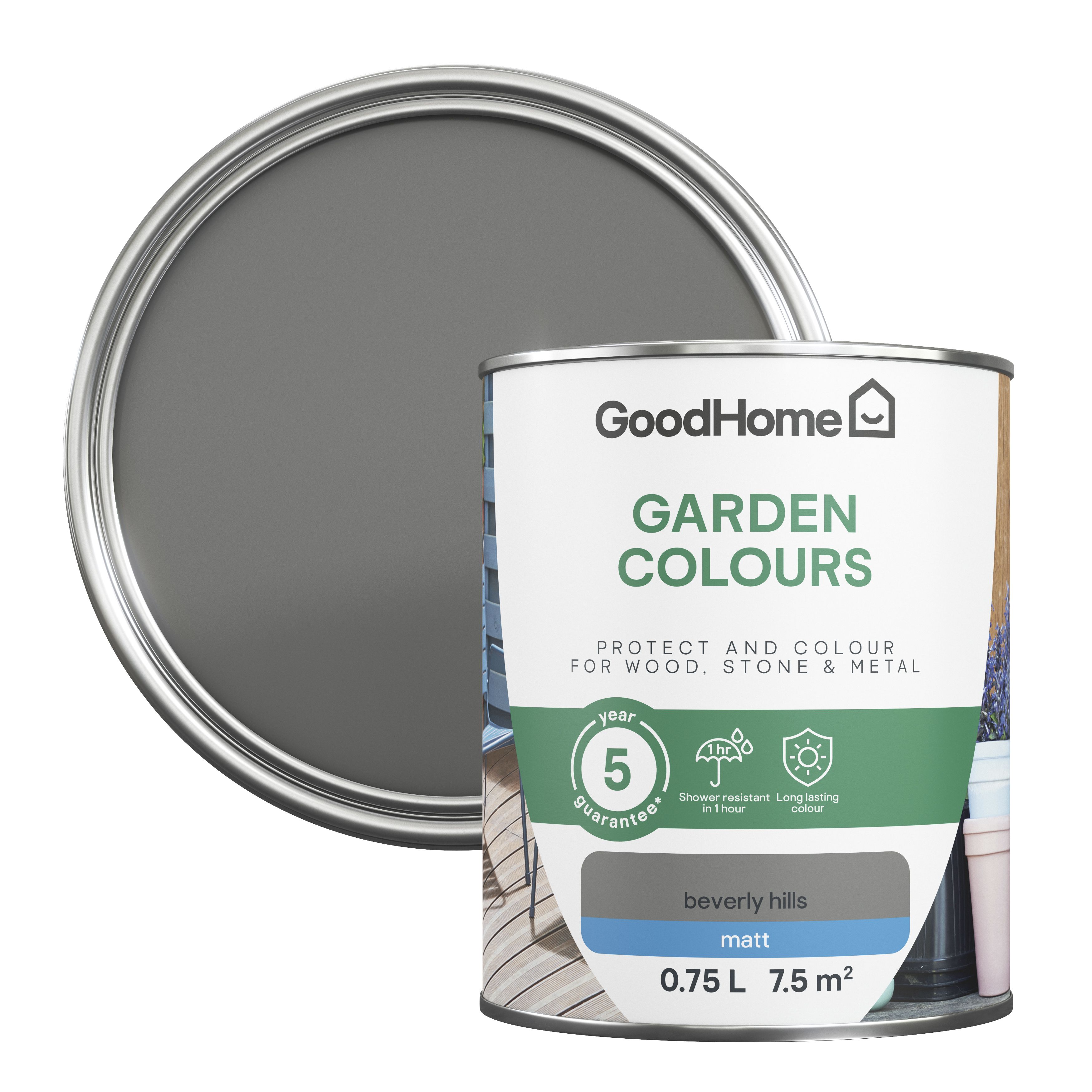 GoodHome Colour It Beverly Hills Matt Multi-surface paint, 750ml