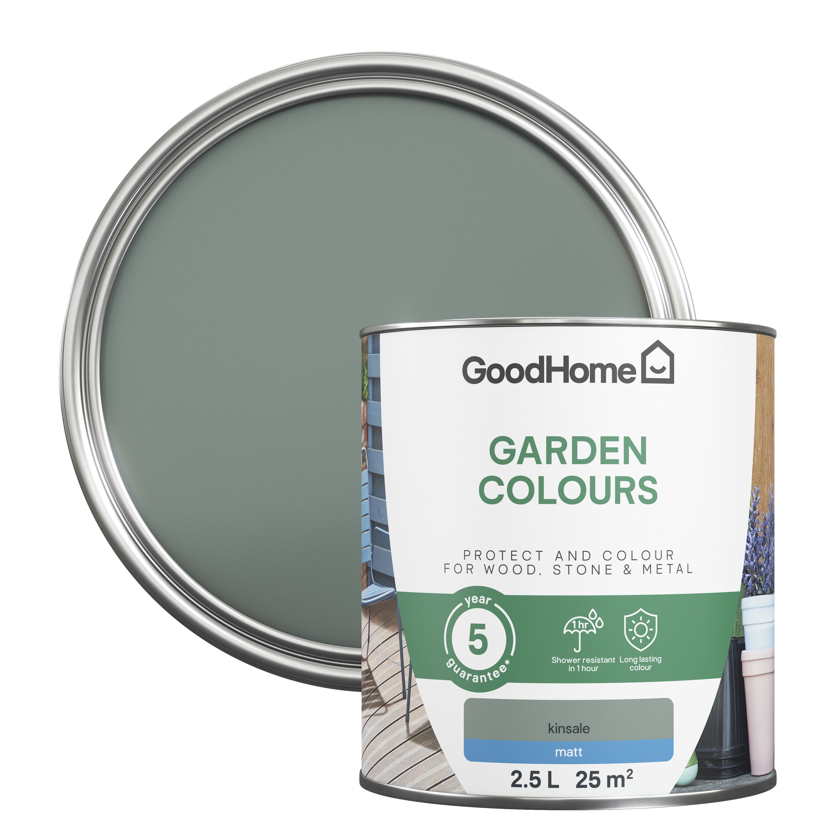 GoodHome Colour it Kinsale Matt Multi-surface paint, 2.5L