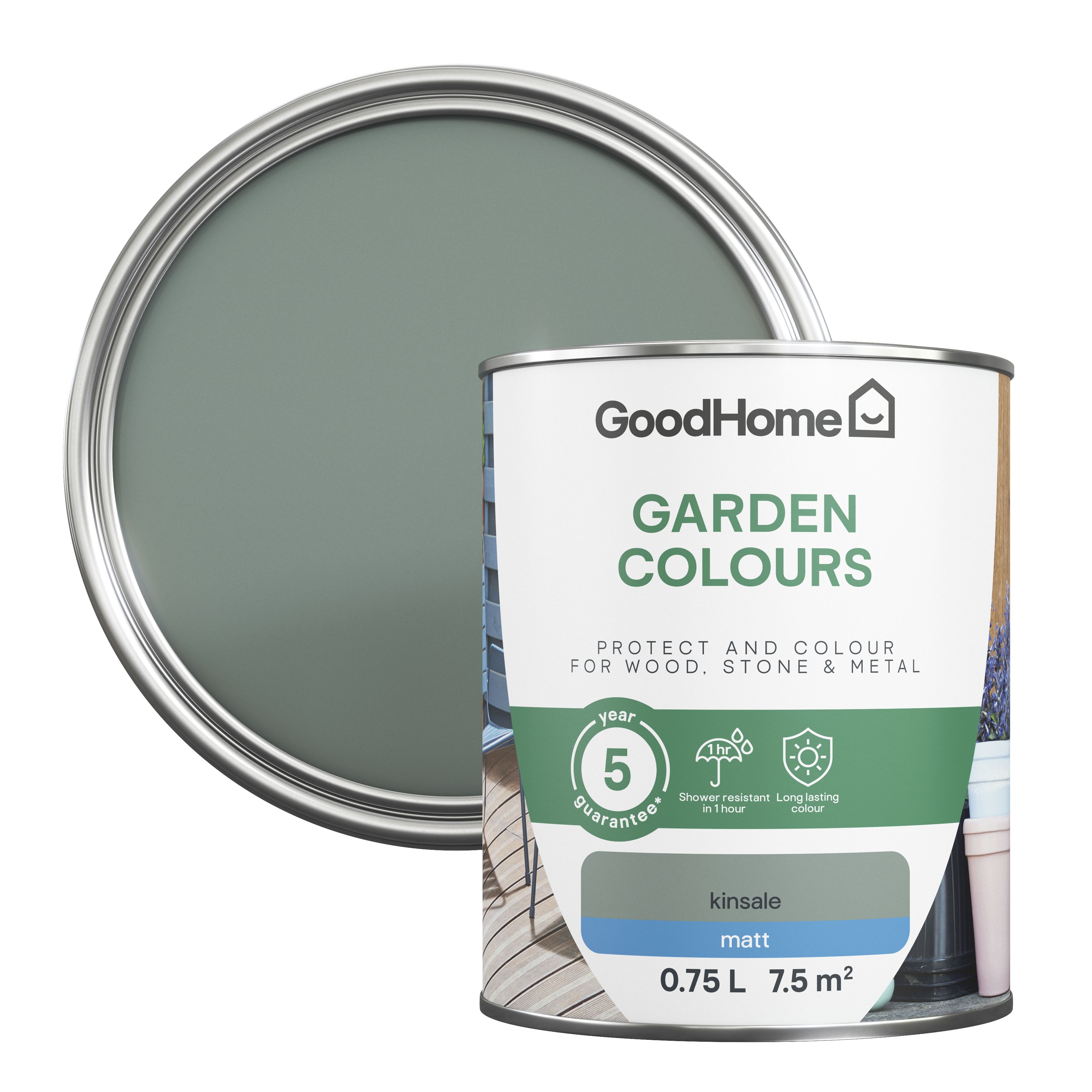 GoodHome Colour it Kinsale Matt Multisurface paint, 750ml DIY at B&Q