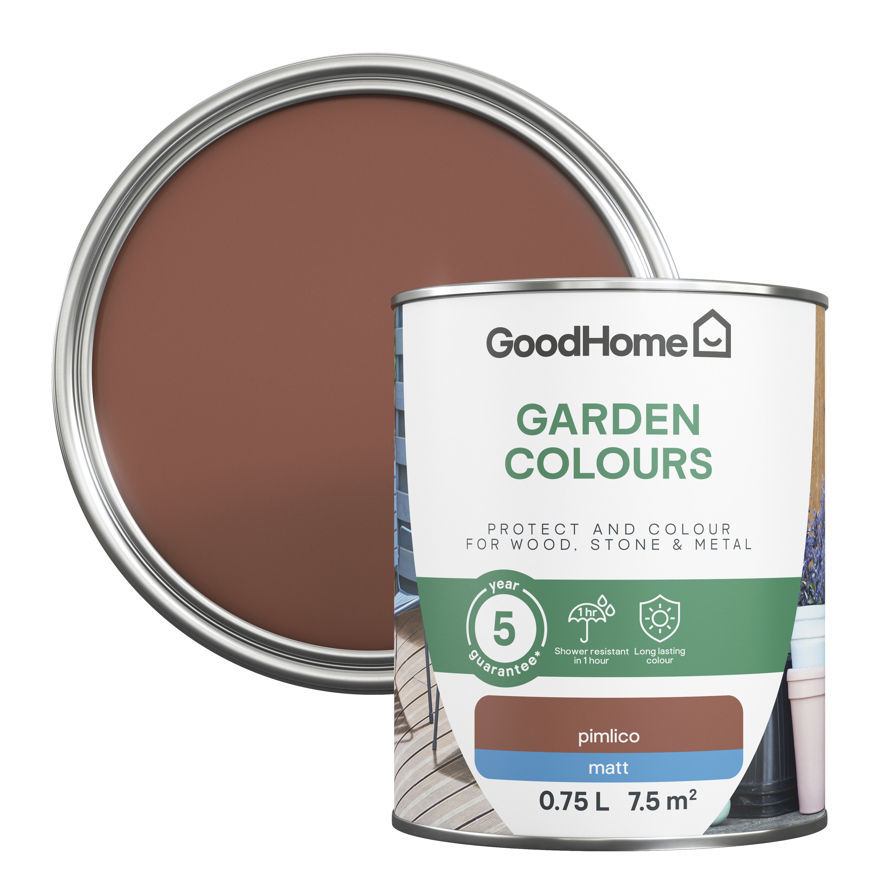 GoodHome Colour It Pimlico Matt Multi-surface paint, 750ml