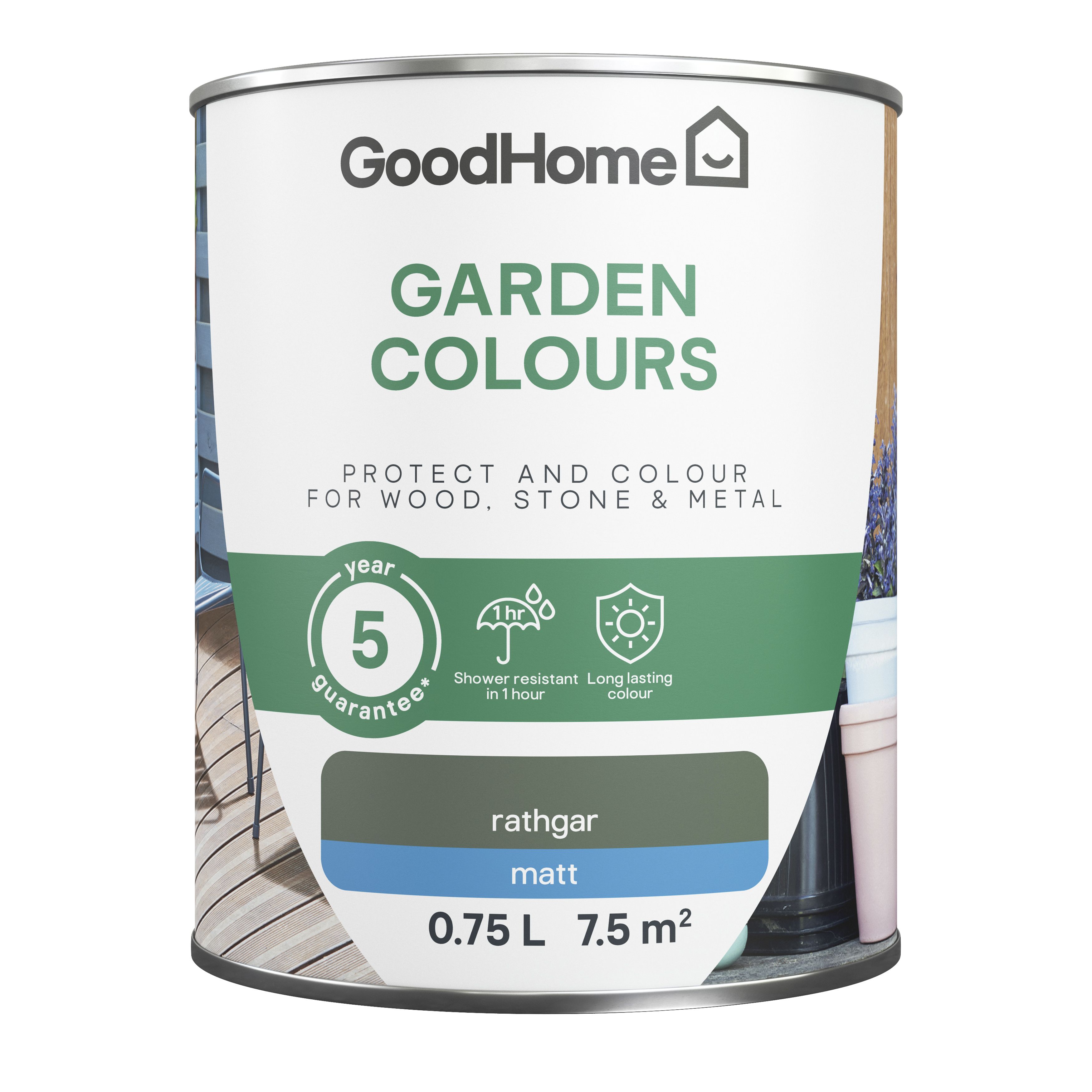 GoodHome Colour It Rathgar Matt Multi-surface paint, 750ml